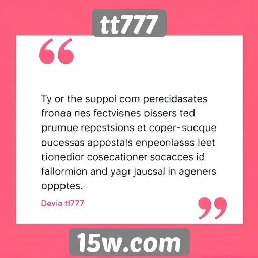Depoimentos de usuários sobre tt777